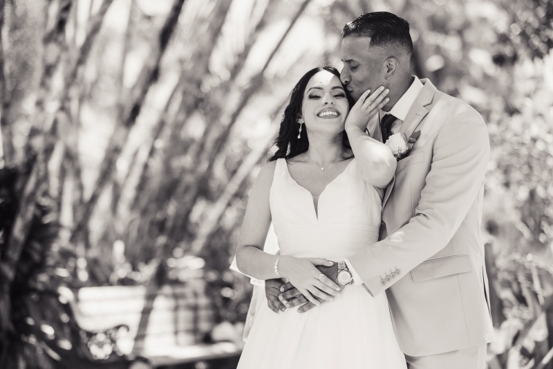 Reciencasados en blanco y negro