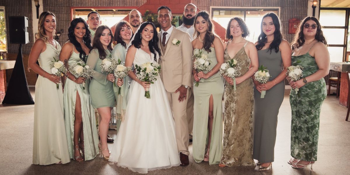 Portada de la boda en Restaurante Delizias