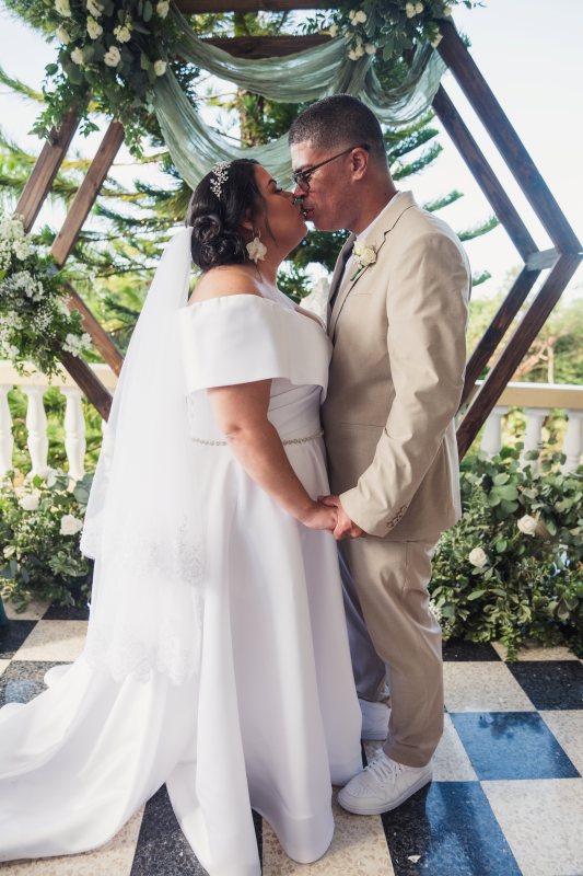 Primer beso como esposos